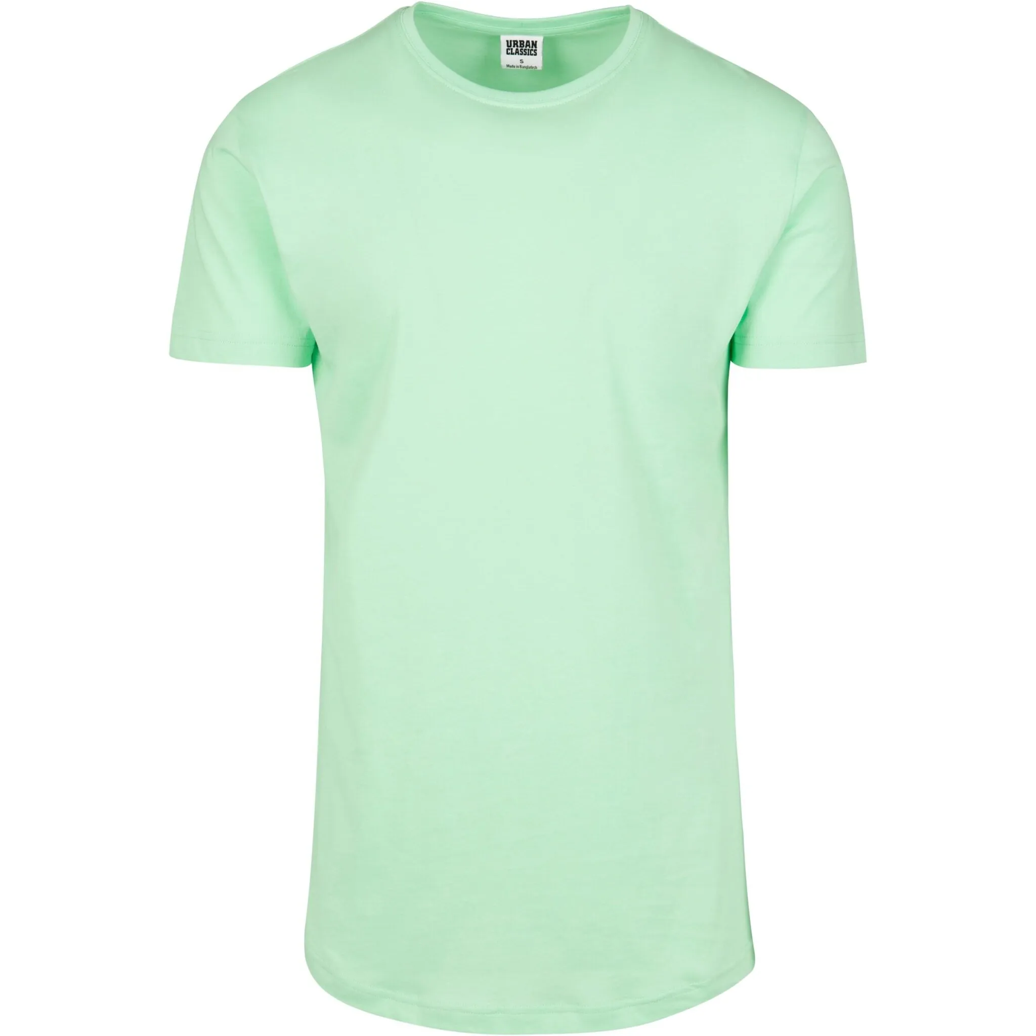 Рубашка с короткими рукавами URBAN CLASSICS " Urban Classics Men's Shaped Long Tee", мятный
Рубашка с короткими рукавами URBAN CLASSICS " Urban Classics Men's Shaped Long Tee", мятный