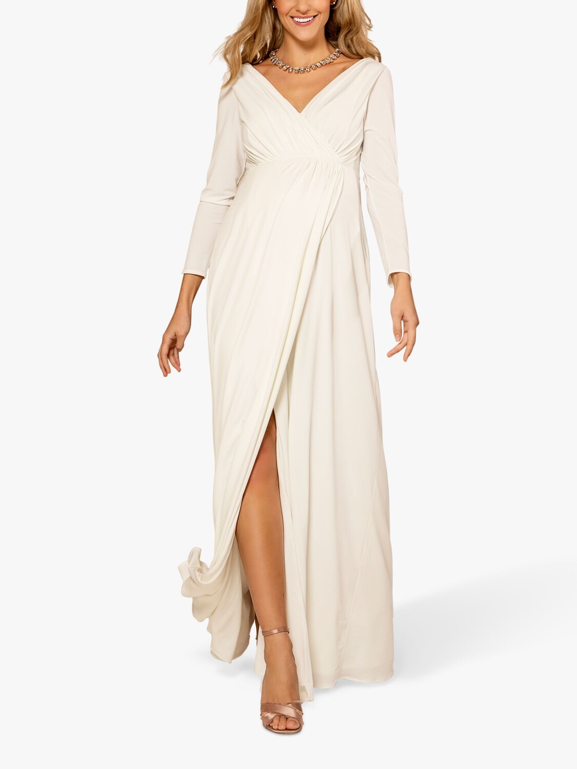 Свадебное платье для беременных Tiffany Rose Isabella со скрытым разрезом, цвет слоновой кости
Свадебное платье для беременных Tiffany Rose Isabella со скрытым разрезом, цвет слоновой кости