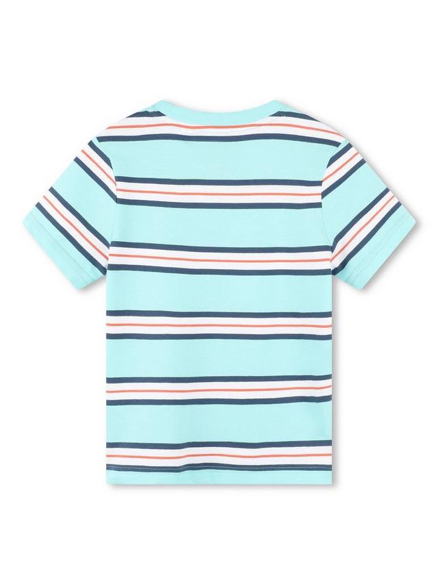 Детская футболка с логотипом и полосками Timberland, Blue/Multi
Детская футболка с логотипом и полосками Timberland, Blue/Multi