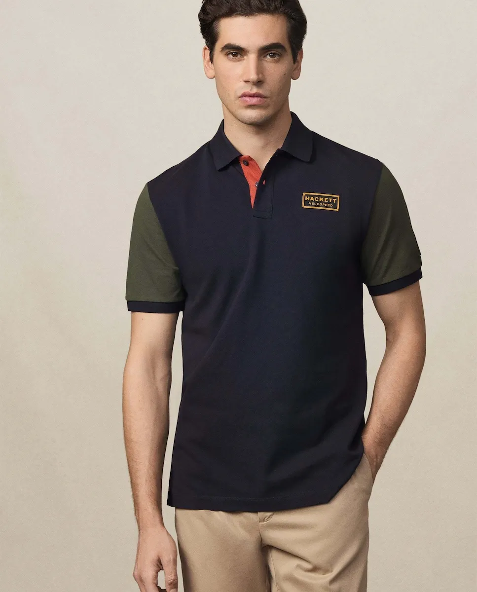 Мужское поло Rally разноцветное с коротким рукавом классического кроя Hackett
Мужское поло Rally разноцветное с коротким рукавом классического кроя Hackett