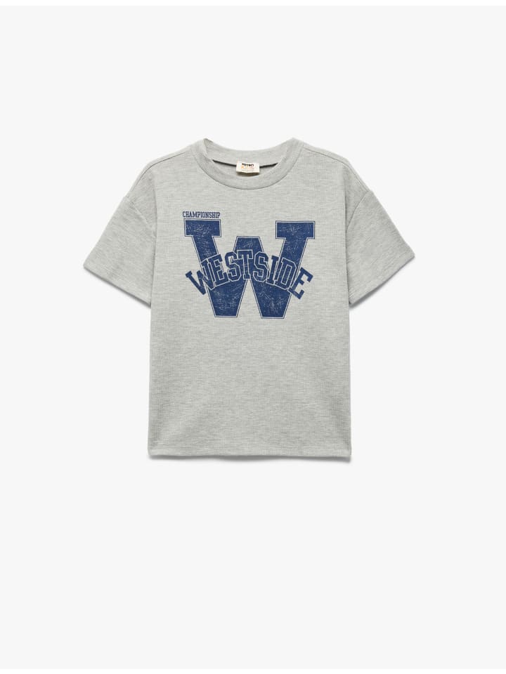 KOTON Футболка SS серого цвета
KOTON Футболка SS серого цвета