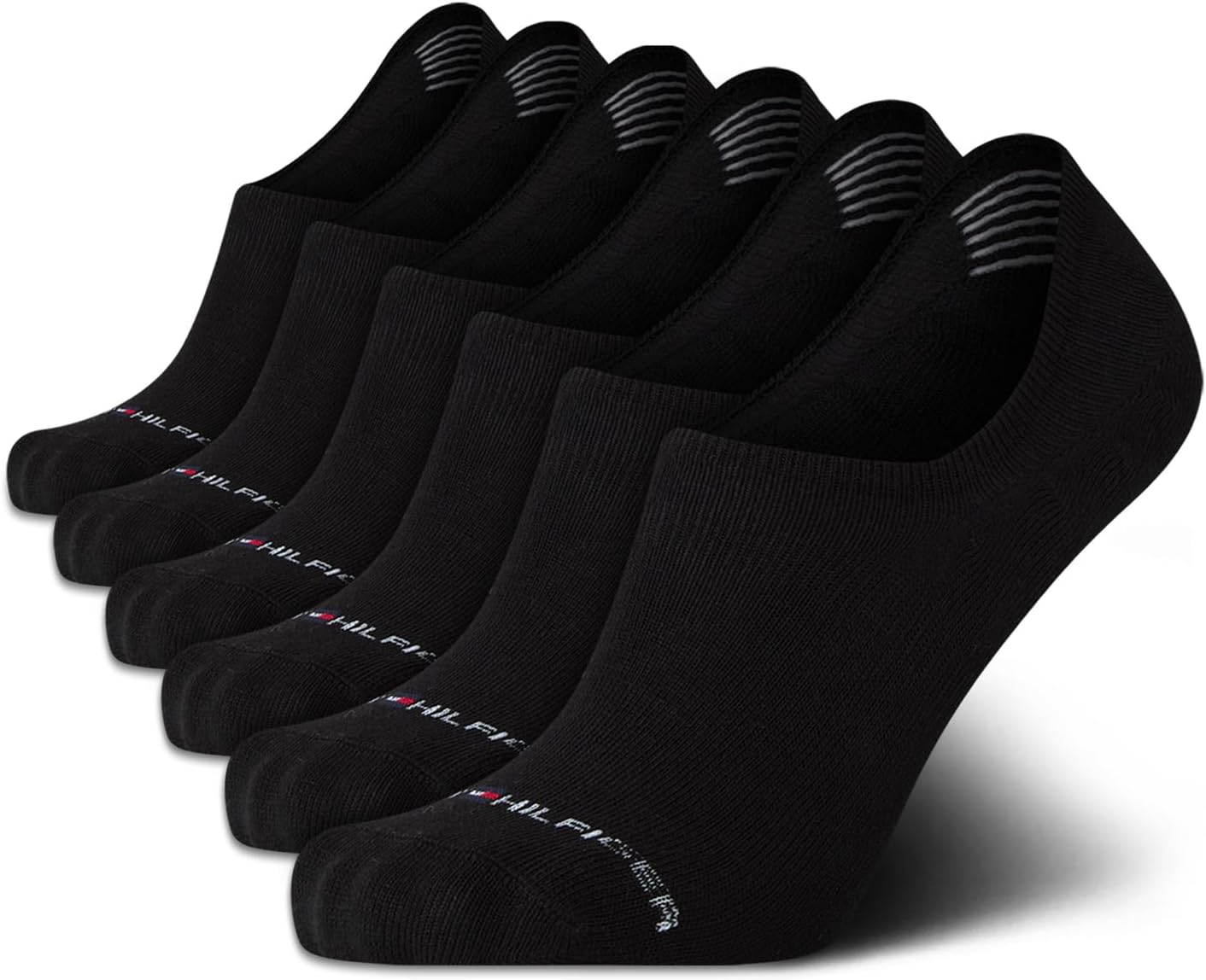 Женские носки-невидимки Tommy Hilfiger - 6 пар носков из хлопковой смеси для женщин - ультракороткие вкладыши для лоферов и кроссовок, Black
Женские носки-невидимки Tommy Hilfiger - 6 пар носков из хлопковой смеси для женщин - ультракороткие вкладыши для лоферов и кроссовок, Black