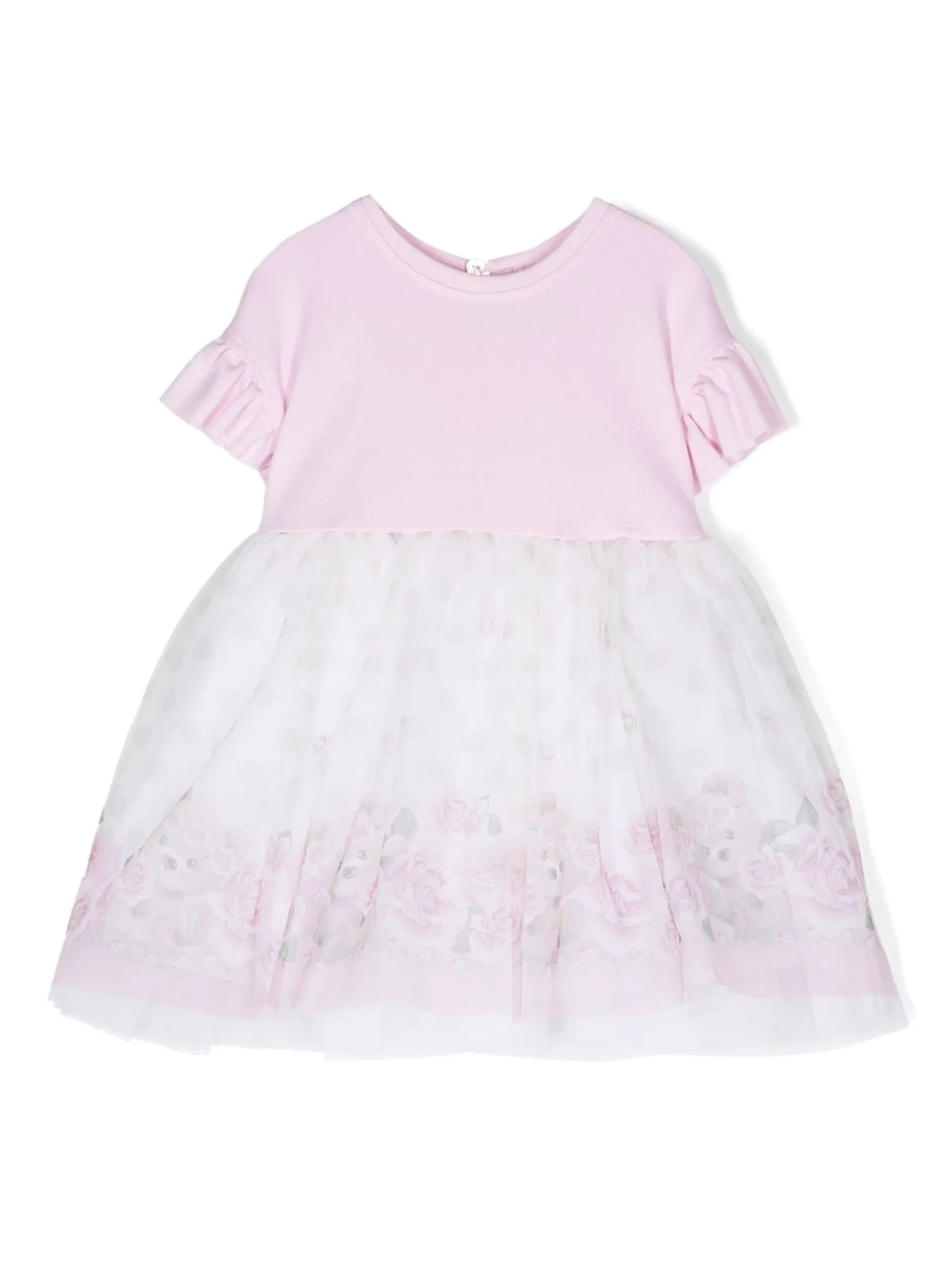 Платье с пышной юбкой и цветочным принтом Monnalisa, розовый
Платье с пышной юбкой и цветочным принтом Monnalisa, розовый