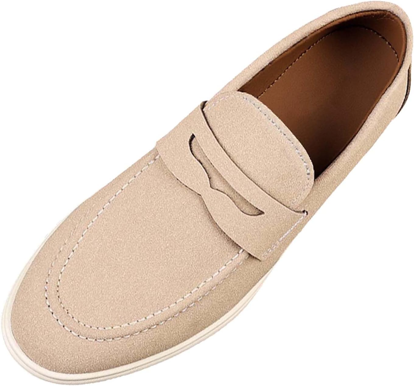 Мужские слипоны-лоферы с мягкой подошвой, замшевые, удобные, дышащие, легкие для ходьбы, путешествий, работы и повседневной носки Generic, бежевый
Мужские слипоны-лоферы с мягкой подошвой, замшевые, удобные, дышащие, легкие для ходьбы, путешествий, работы и повседневной носки Generic, бежевый