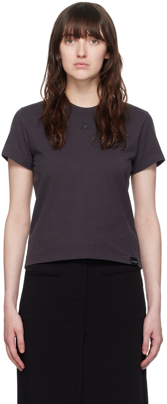 Футболка серая «AC» тон потертый серый Courreges
Футболка серая «AC» тон потертый серый Courreges