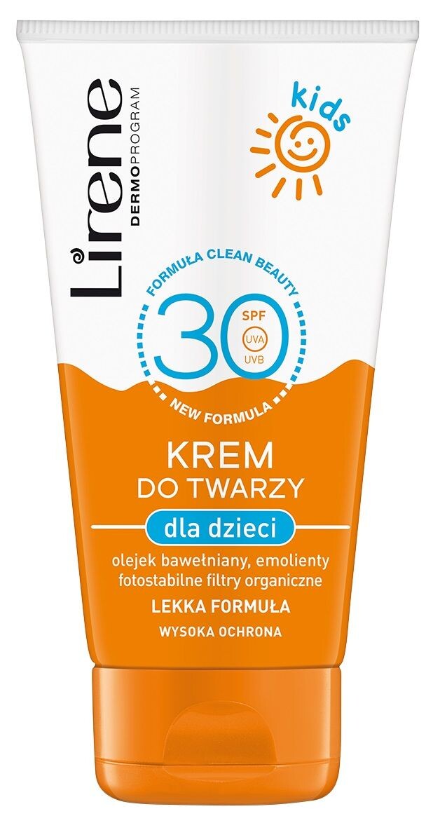 Солнцезащитный крем для детей Lirene Sun Kids SPF30, 50 мл
Солнцезащитный крем для детей Lirene Sun Kids SPF30, 50 мл