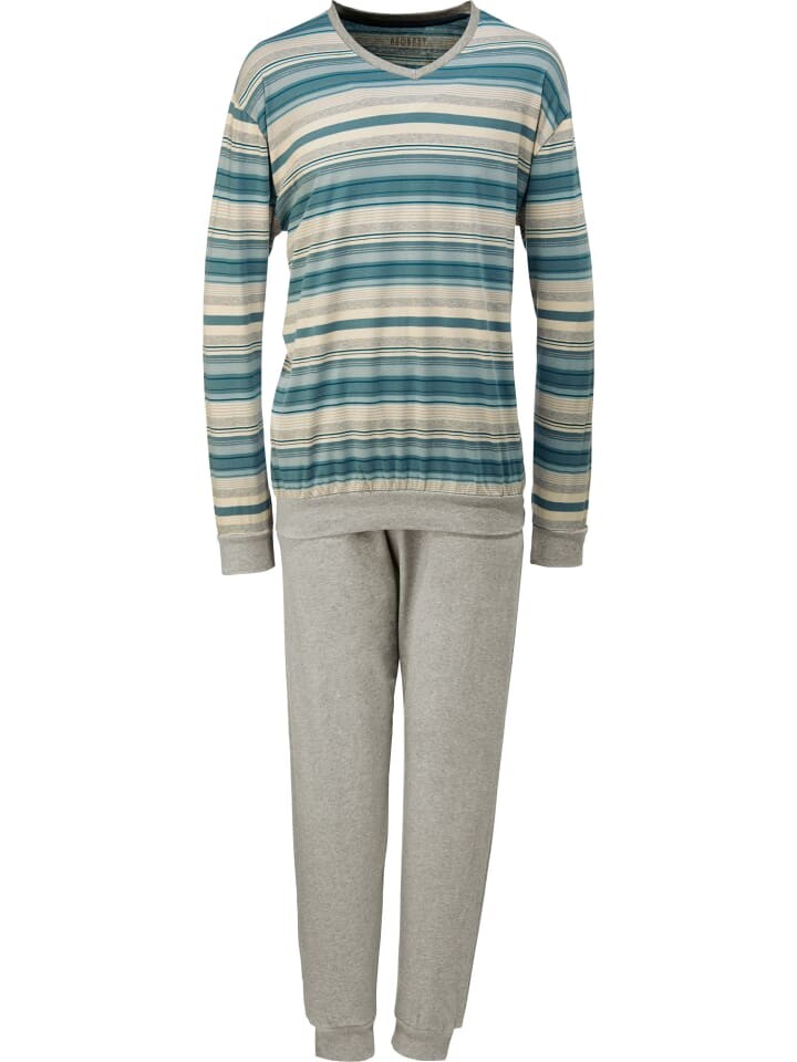 Ночное белье REDBEST, цвет petrol/grau meliert 
Ночное белье REDBEST, цвет petrol/grau meliert