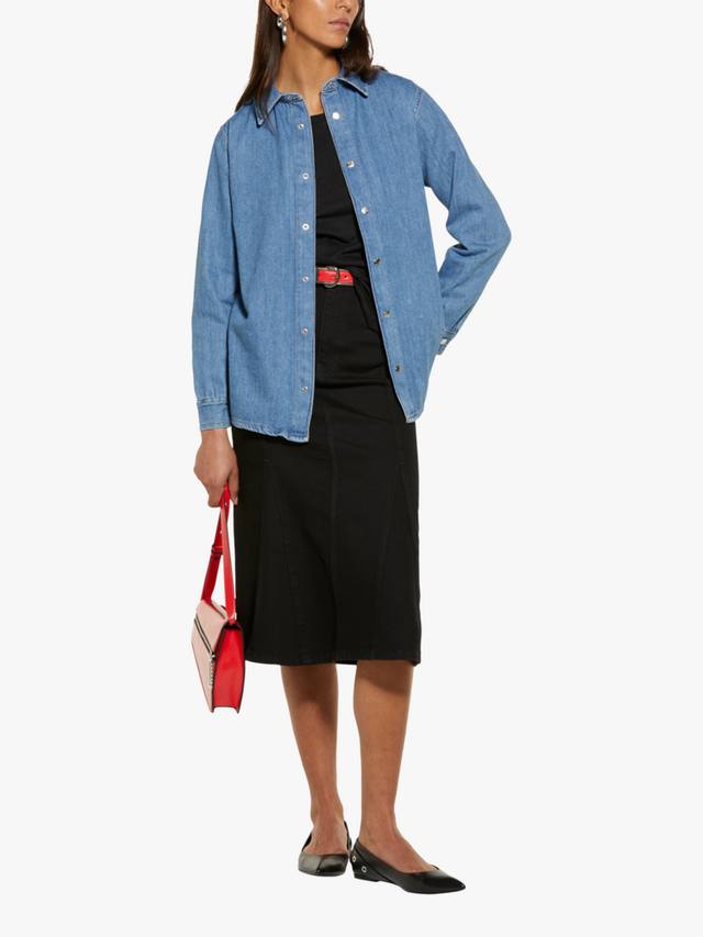 Джинсовая рубашка с длинным рукавом SISLEY, синий
Джинсовая рубашка с длинным рукавом SISLEY, синий