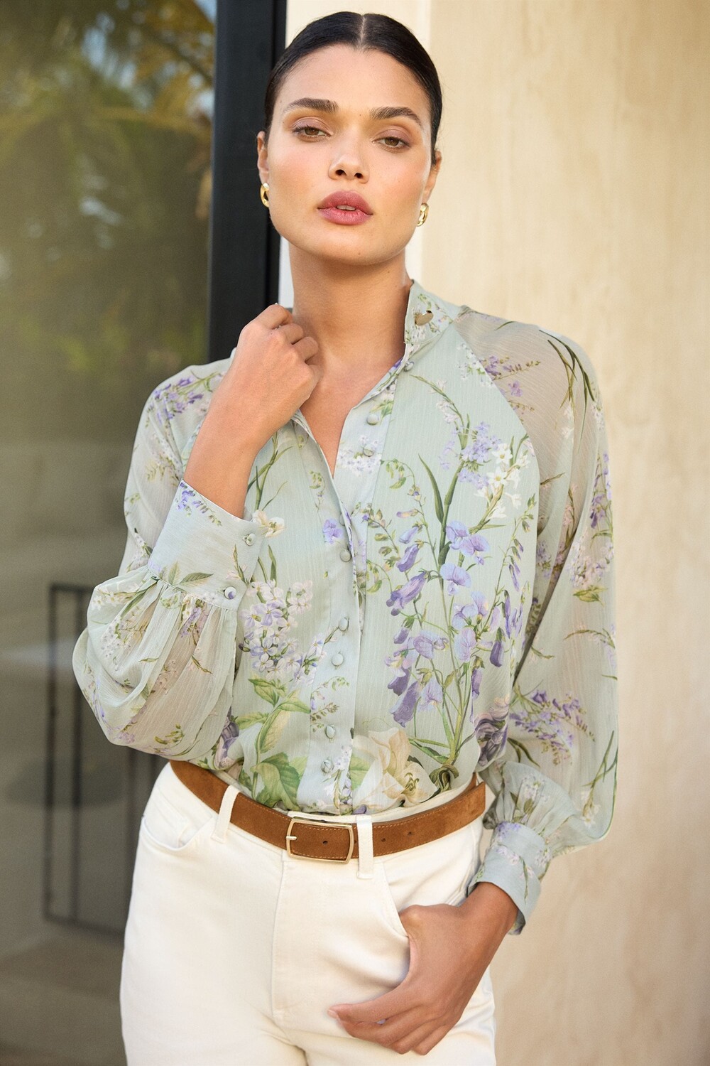 Блузка с длинными рукавами и воротником стойкой Lipsy, зеленый
Блузка с длинными рукавами и воротником стойкой Lipsy, зеленый