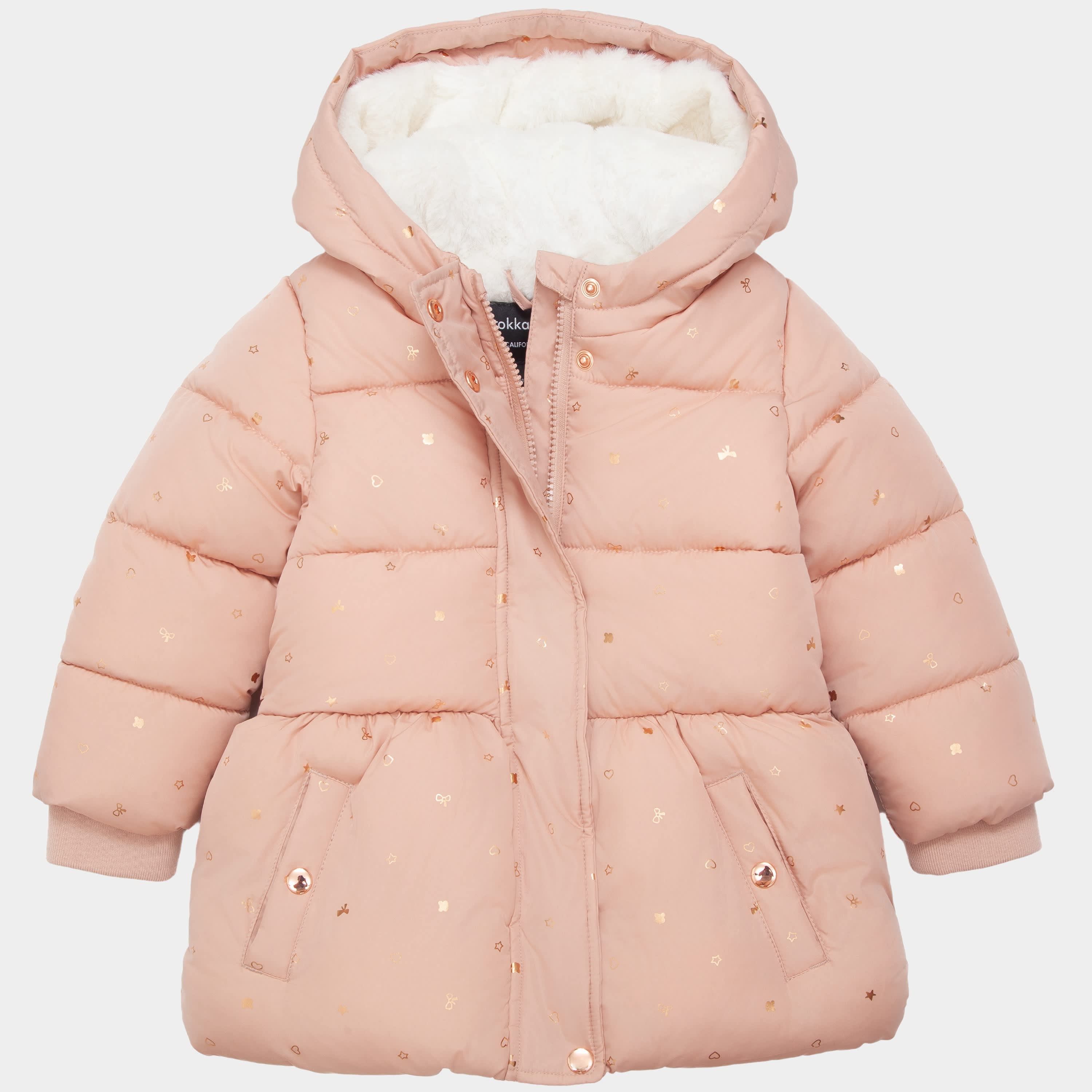 Детское зимнее пальто Rokka&Rolla Starlight для девочек, мини-куртка с меховой подкладкой, розовый
Детское зимнее пальто Rokka&Rolla Starlight для девочек, мини-куртка с меховой подкладкой, розовый