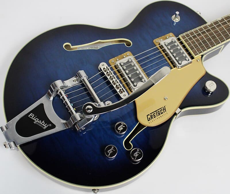 Электрогитара Gretsch G5655T-QM Electromatic Center Block Jr. Electric Guitar, Hudson Sky
Электрогитара Gretsch G5655T-QM Electromatic Center Block Jr. Electric Guitar, Hudson Sky
