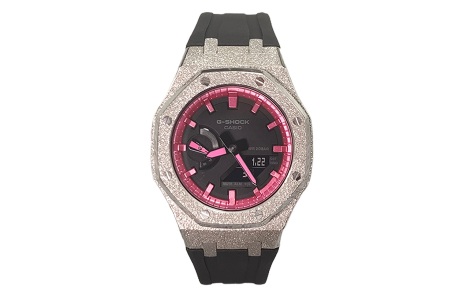 CASIO Часы Men Liquid Crystal/Analog Dual Display Series 44mm Black Watch, Frosty Silver Sand Pink
CASIO Часы Men Liquid Crystal/Analog Dual Display Series 44mm Black Watch, Frosty Silver Sand Pink