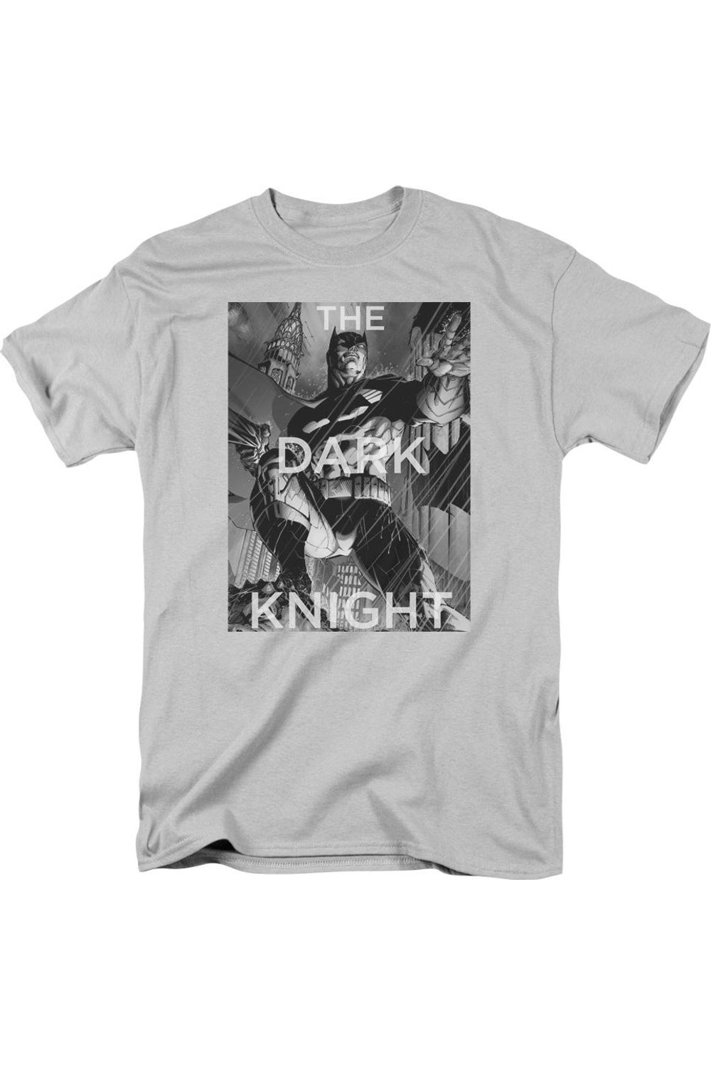 Футболка с коротким рукавом для взрослых «Бэтмен, сражающийся со штормом» Gildan, серебряный
Футболка с коротким рукавом для взрослых «Бэтмен, сражающийся со штормом» Gildan, серебряный