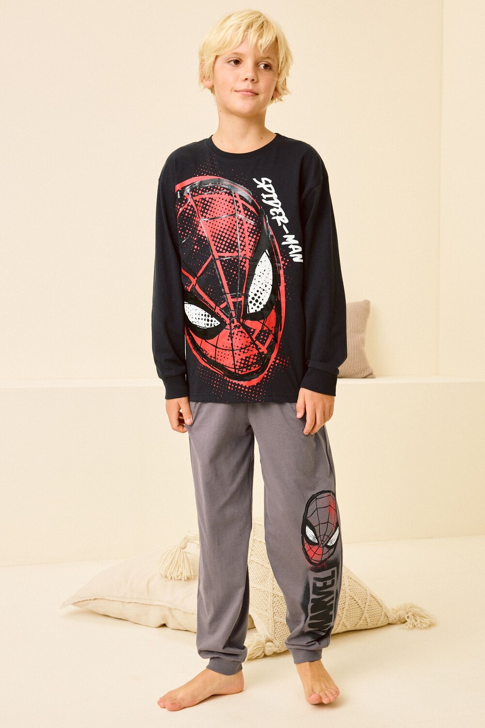 Пижама однобортная длинная (3 16 лет) Next, черный