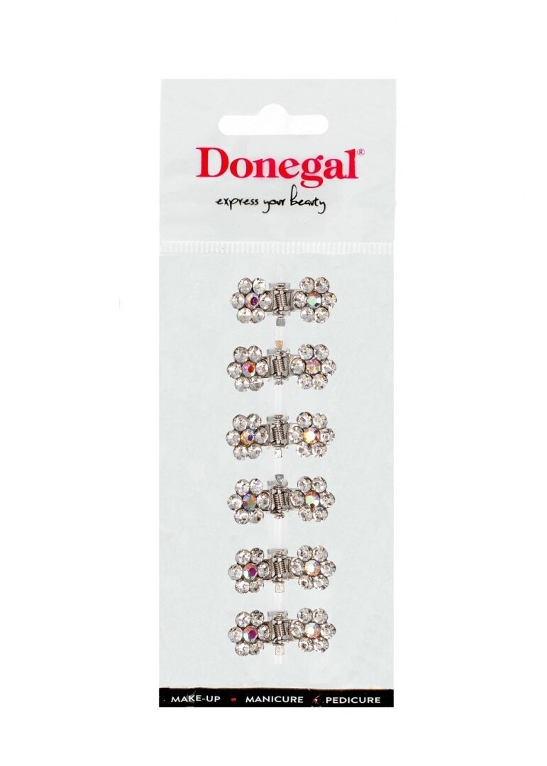 Donegal, Мини-заколки для волос FA-5702, 6 шт 
Donegal, Мини-заколки для волос FA-5702, 6 шт