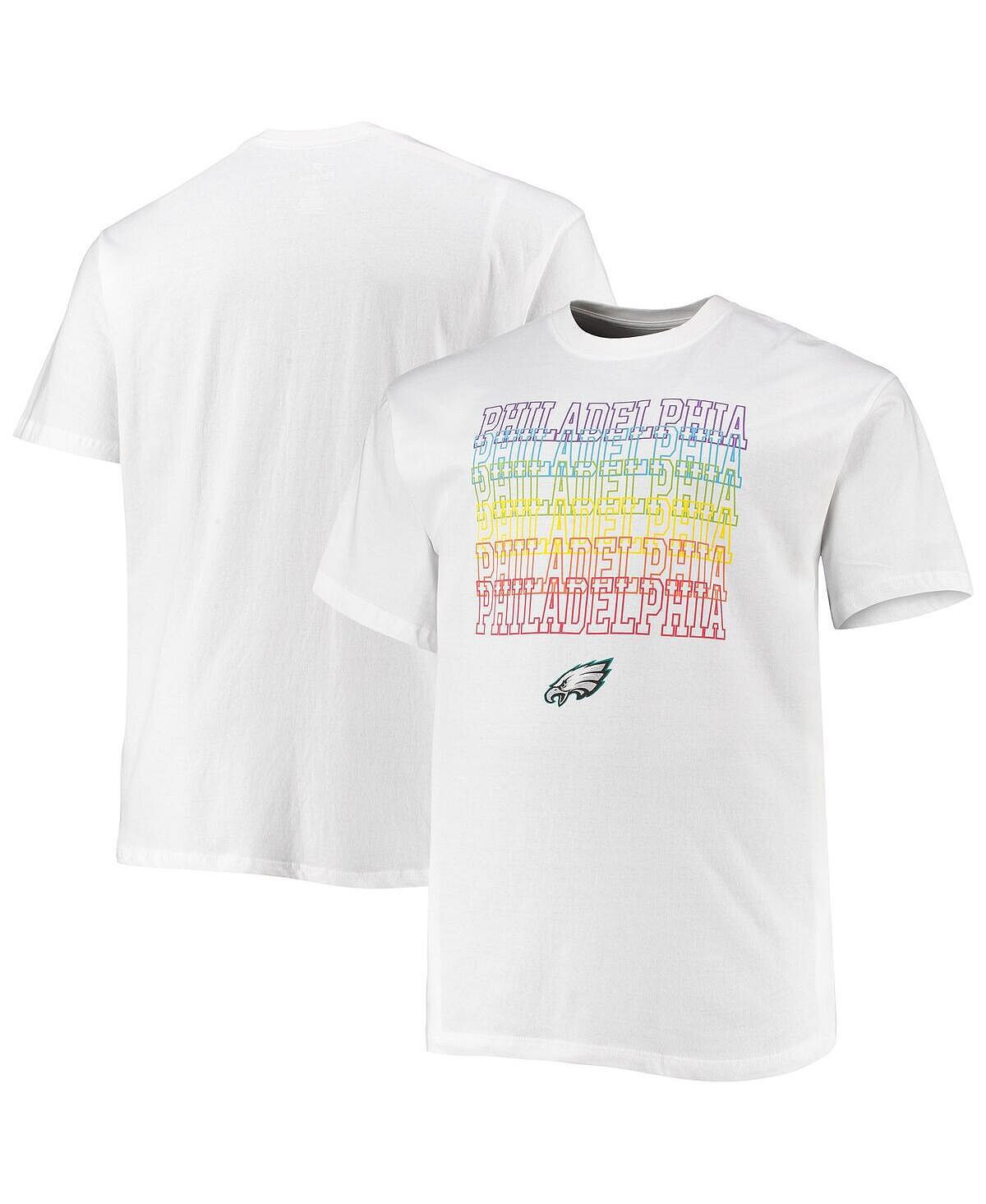 Мужская белая футболка с логотипом Philadelphia Eagles Big and Tall City Pride Fanatics
Мужская белая футболка с логотипом Philadelphia Eagles Big and Tall City Pride Fanatics
