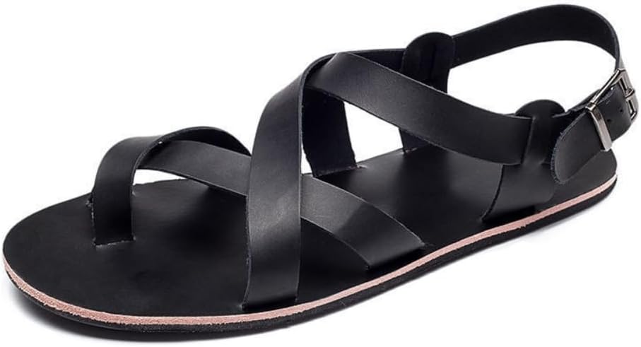 Мужские сандалии Geerta Gladiator Roman Jesus, пляжные шлепанцы на ремешках, водонепроницаемые сланцы, легкие дышащие кожаные шлепанцы с задником, удобная повседневная летняя обувь для прогулок, для дома и улицы, черный
Мужские сандалии Geerta Gladiator Roman Jesus, пляжные шлепанцы на ремешках, водонепроницаемые сланцы, легкие дышащие кожаные шлепанцы с задником, удобная повседневная летняя обувь для прогулок, для дома и улицы, черный