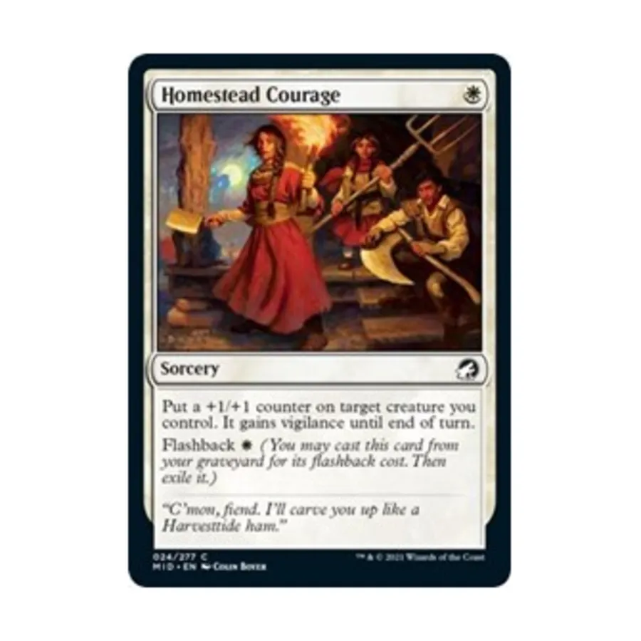 CCG Усадебное мужество (клавиша C), MTG - Innistrad - Midnight Hunt
CCG Усадебное мужество (клавиша C), MTG - Innistrad - Midnight Hunt