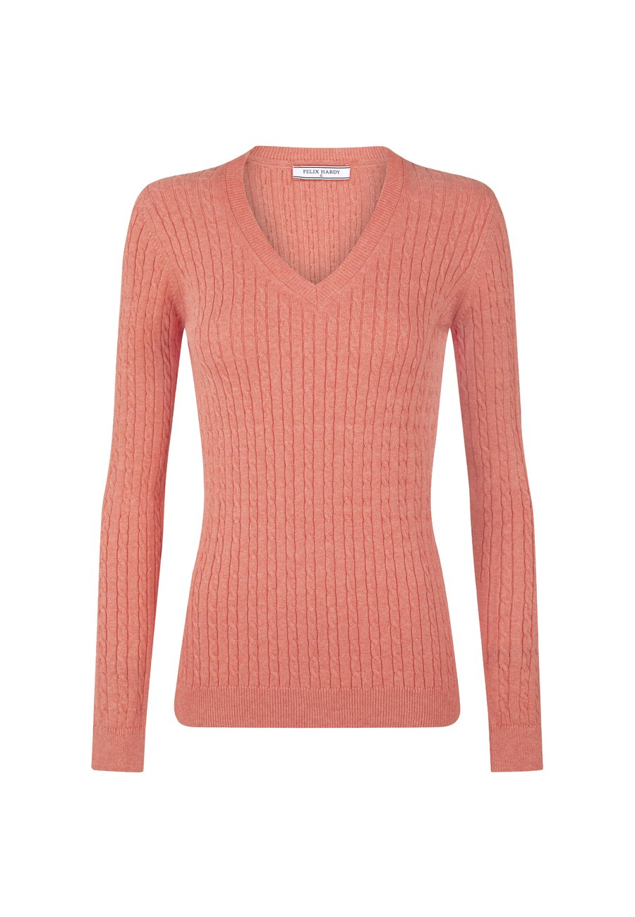 Джемпер Felix Hardy V-NECK CABLE, Pomegranate/Salmon
Джемпер Felix Hardy V-NECK CABLE, Pomegranate/Salmon