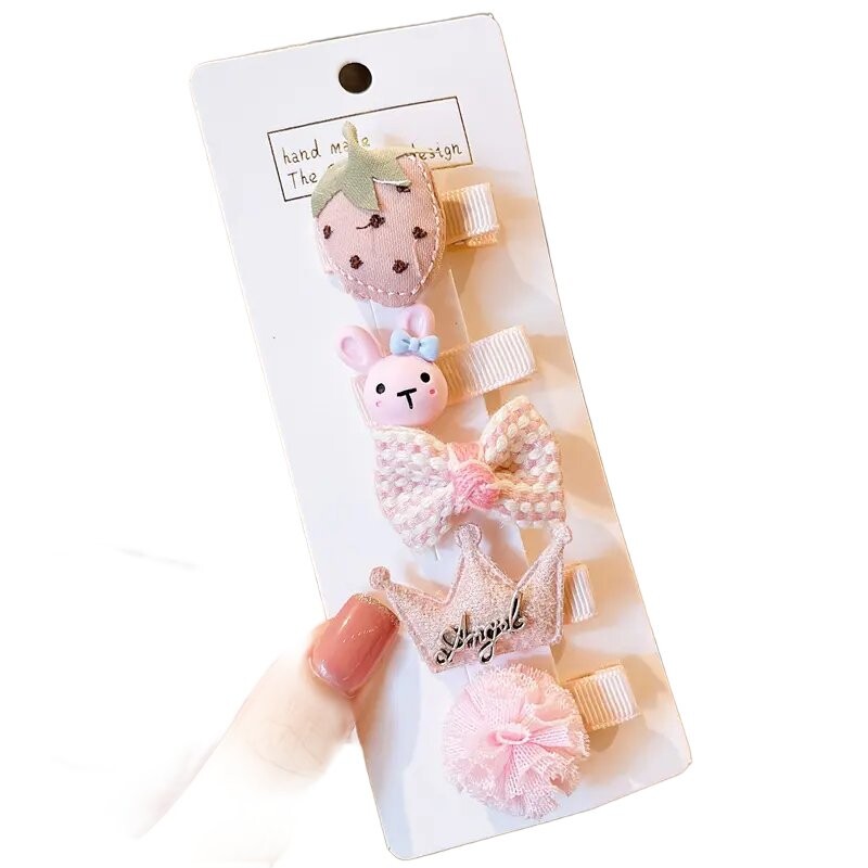 Набор розовых заколок для волос для девочек, 5 шт., тип XXXIII Inna Marka
Набор розовых заколок для волос для девочек, 5 шт., тип XXXIII Inna Marka