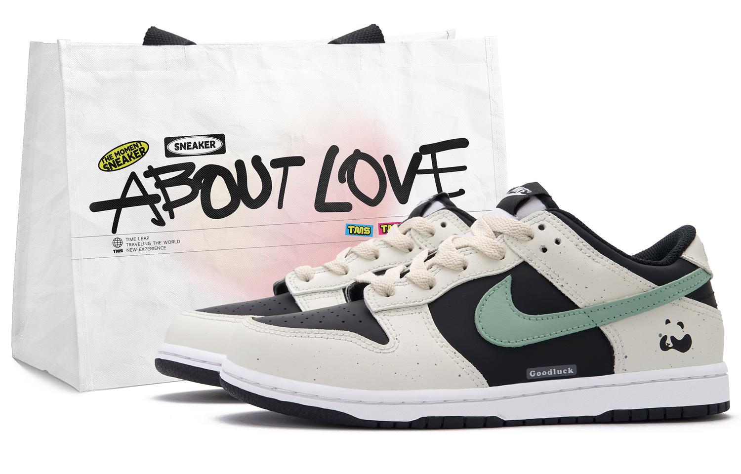 Nike Детские кроссовки для скейтбординга Dunk Green Grape Panda с противоскользящим покрытием и износостойкими низкими бортами
Nike Детские кроссовки для скейтбординга Dunk Green Grape Panda с противоскользящим покрытием и износостойкими низкими бортами