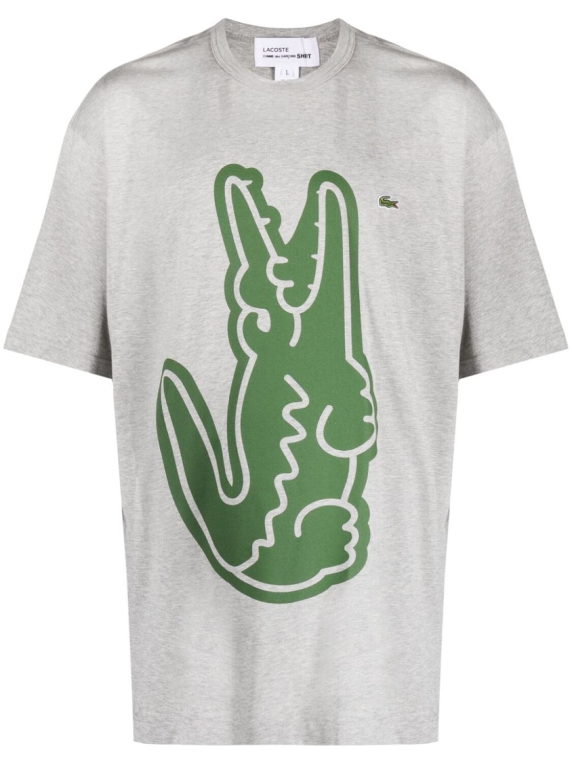 Футболка из коллаборации с Lacoste Comme Des Garçons Shirt, серый
Футболка из коллаборации с Lacoste Comme Des Garçons Shirt, серый