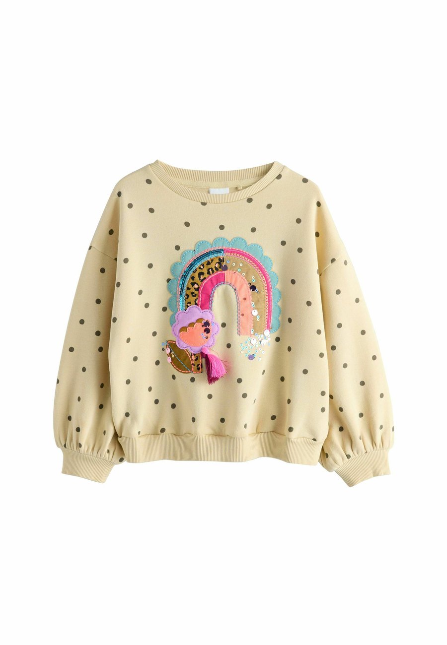 Толстовка Next Sweatshirt, Neutral Ochre Rainbow Sequin/Beige
Толстовка Next Sweatshirt, Neutral Ochre Rainbow Sequin/Beige