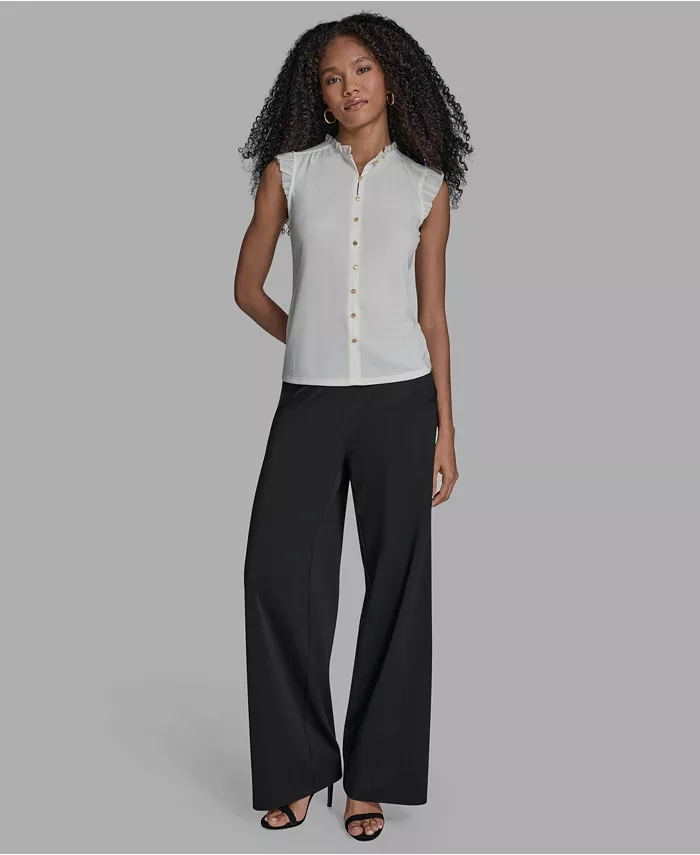 Женская блузка без рукавов на пуговицах BCBG, белый
Женская блузка без рукавов на пуговицах BCBG, белый