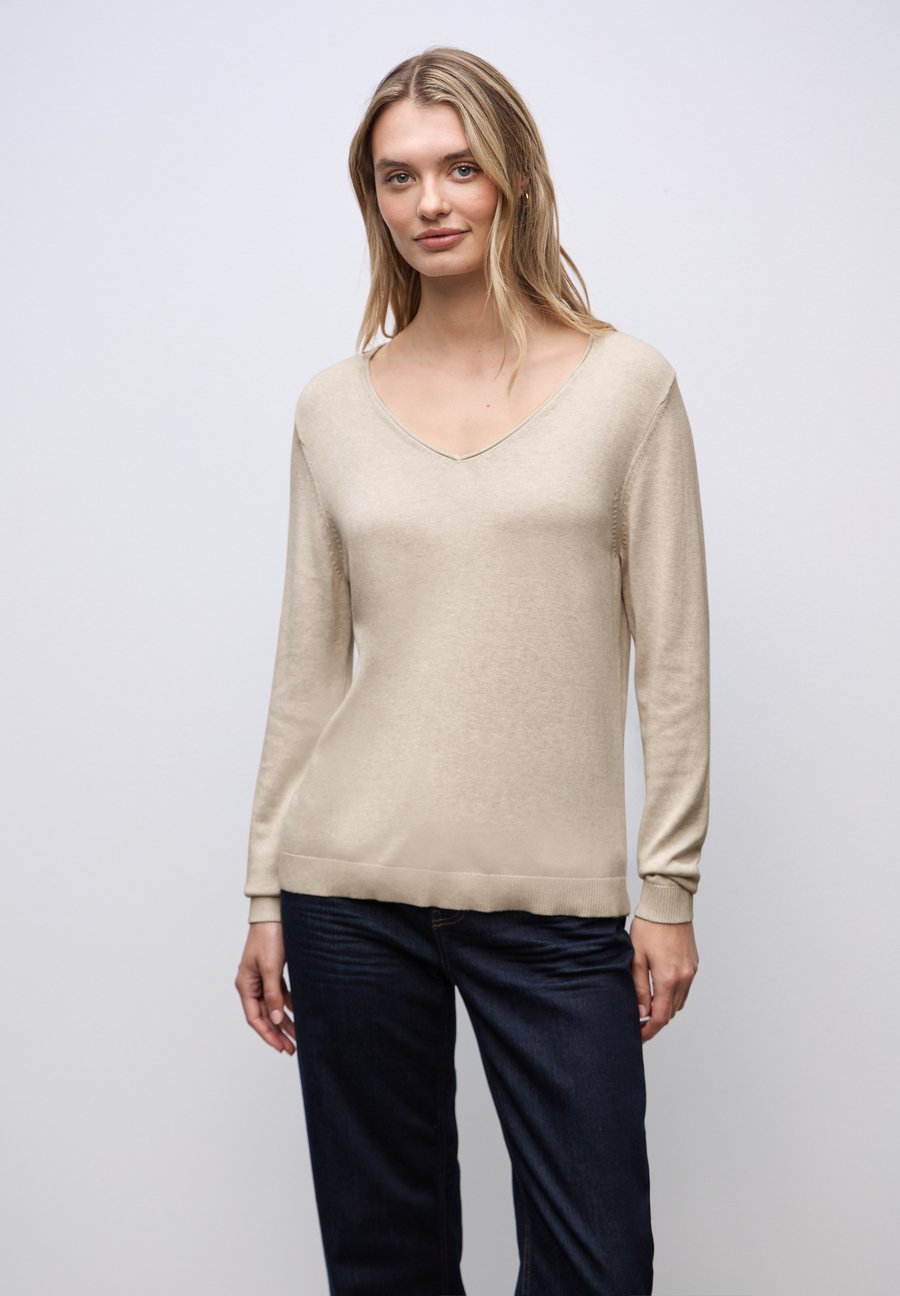 Джемпер Street One V-NECK, Beige/Mottled Beige
Джемпер Street One V-NECK, Beige/Mottled Beige