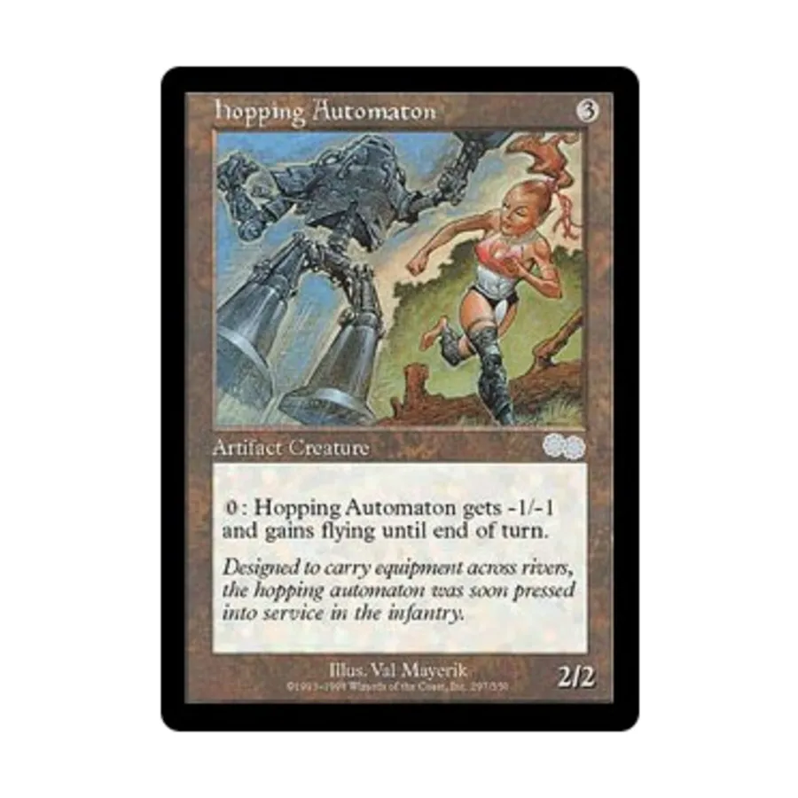 CCG Прыгающий автомат (U), MTG - Urza's Saga
CCG Прыгающий автомат (U), MTG - Urza's Saga