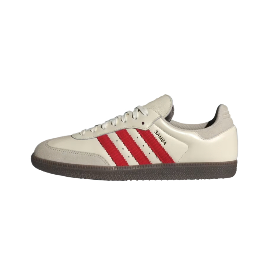 Кроссовки SAMBA OG Low top German Army Adidas Originals, экрю/bright красный/chewing gums
Кроссовки SAMBA OG Low top German Army Adidas Originals, экрю/bright красный/chewing gums