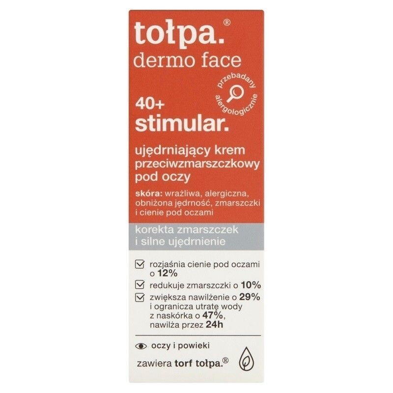 Tołpa Dermo Face Stimular 40+ крем для глаз, 10 ml
Tołpa Dermo Face Stimular 40+ крем для глаз, 10 ml