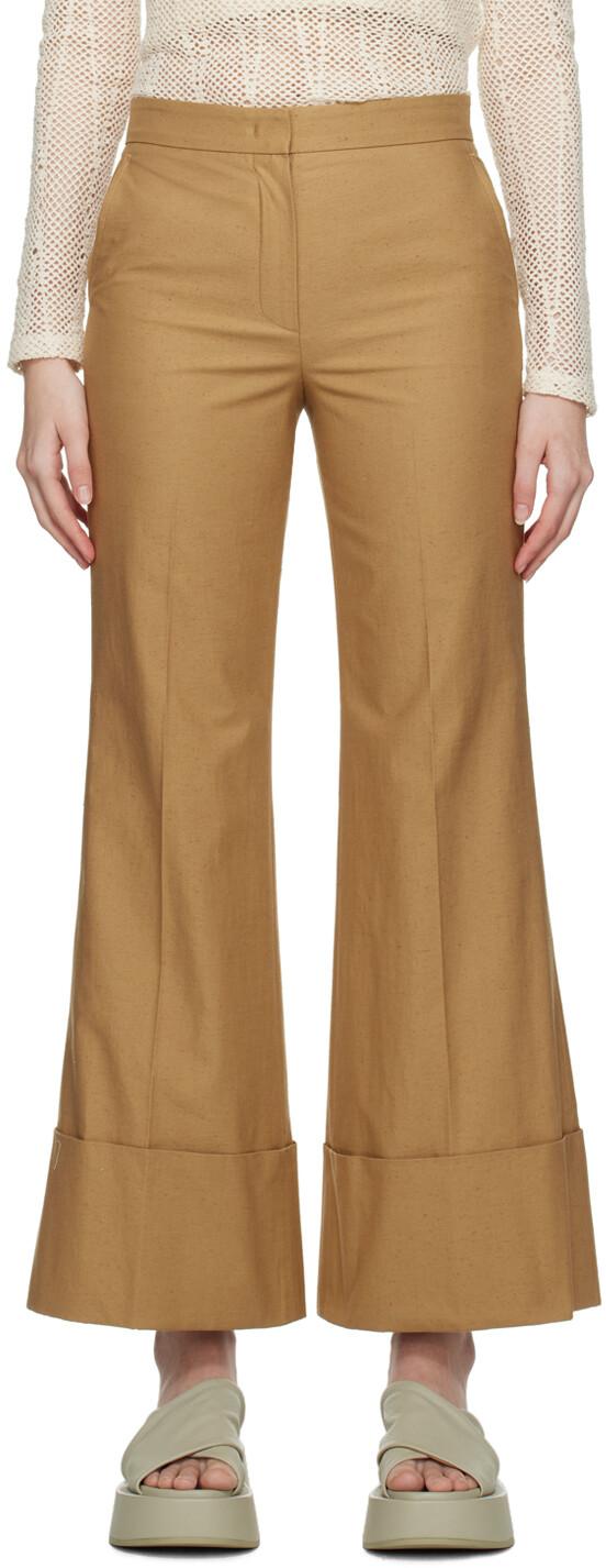 Коричневые брюки в стиле бохо 70-х RECTO
Коричневые брюки в стиле бохо 70-х RECTO