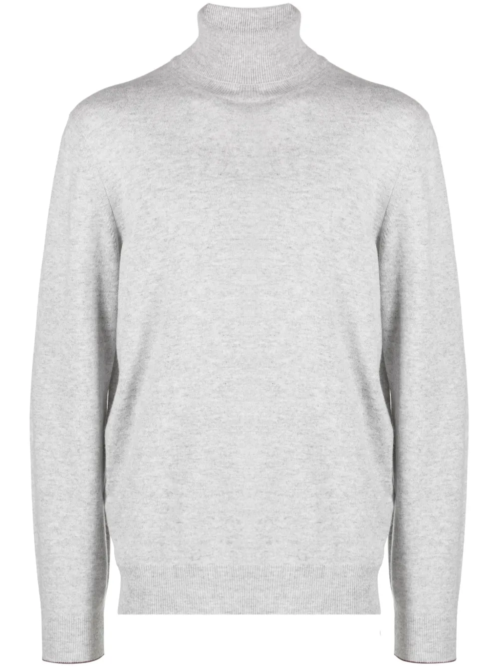 Кашемировый джемпер с высоким воротником Brunello Cucinelli, серый
Кашемировый джемпер с высоким воротником Brunello Cucinelli, серый