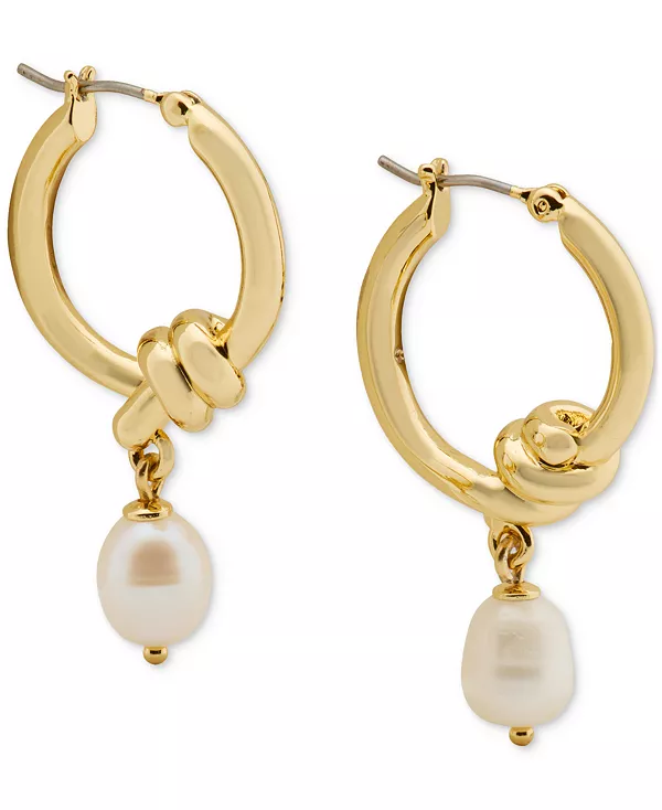 Серьги-Кольца с подвесками-узлами из золотистого пресноводного жемчуга Kate Spade New York, cream/gold
Серьги-Кольца с подвесками-узлами из золотистого пресноводного жемчуга Kate Spade New York, cream/gold