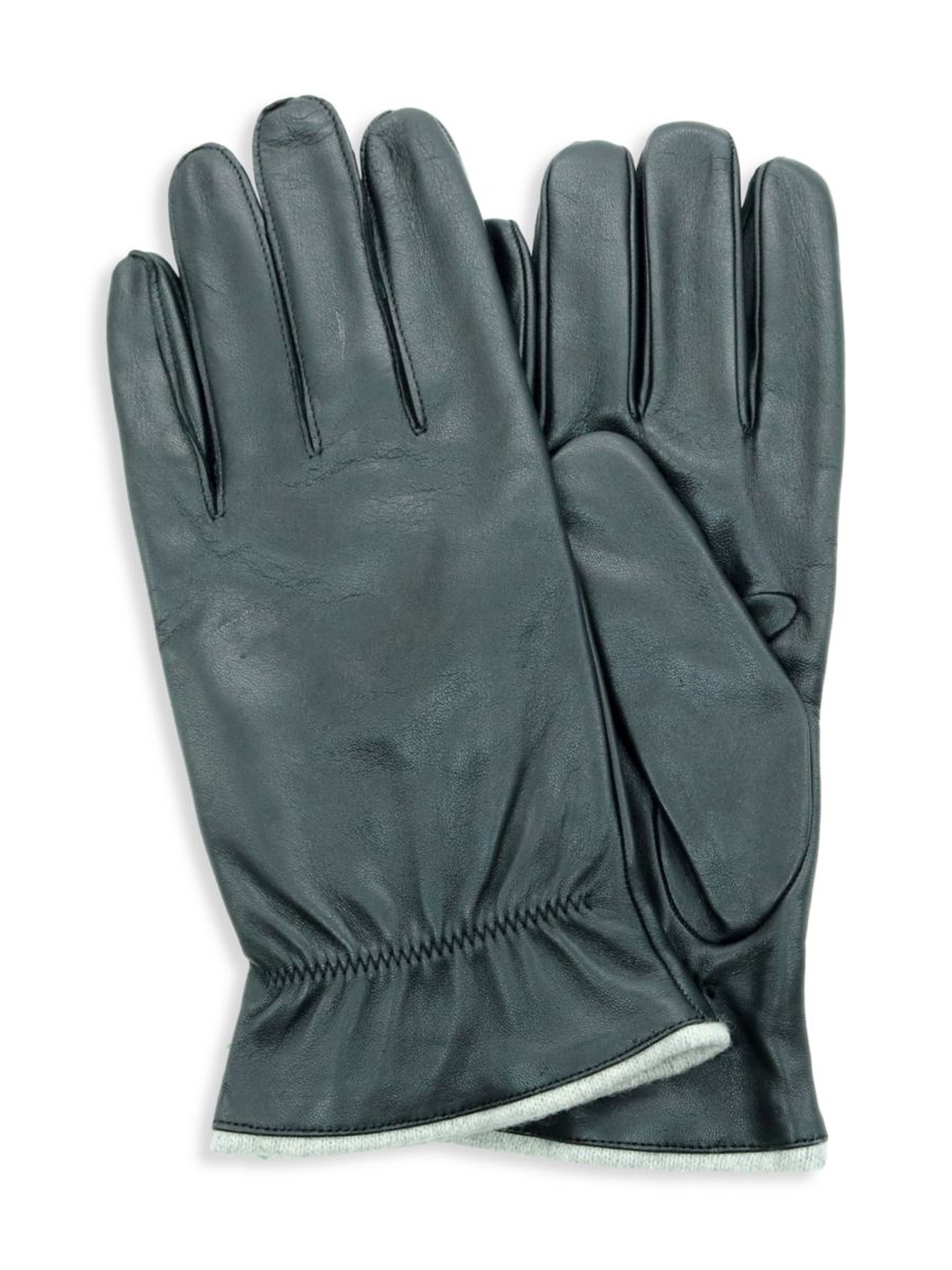 Кожаные перчатки с кашемировой подкладкой Portolano, светло-серый
Кожаные перчатки с кашемировой подкладкой Portolano, светло-серый