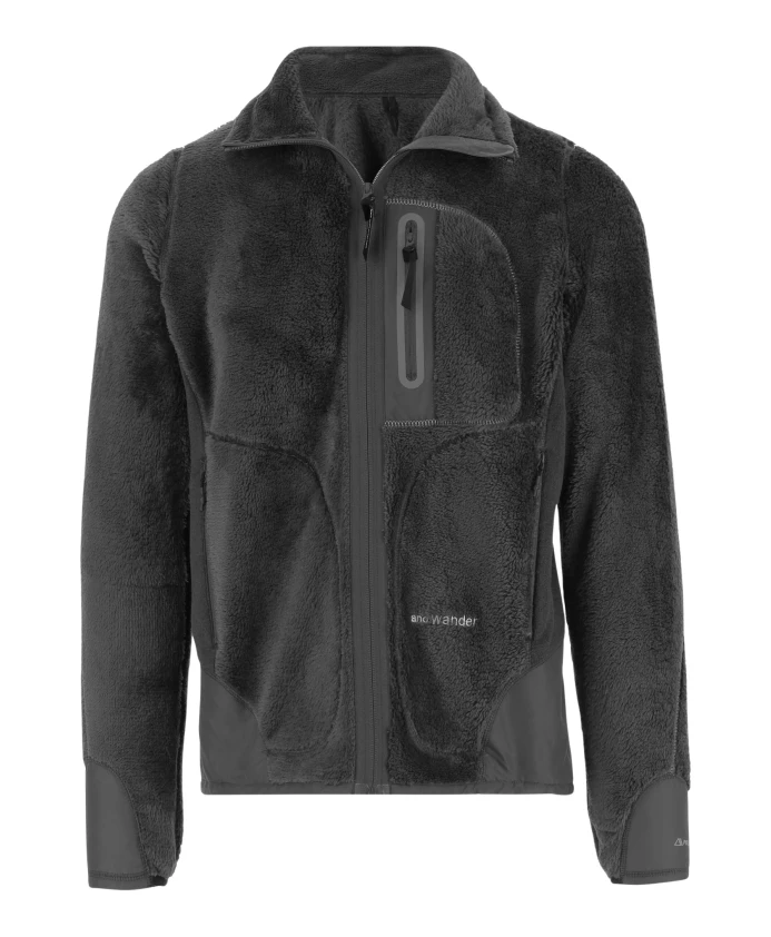 Флисовая куртка And Wander, черный
Флисовая куртка And Wander, черный