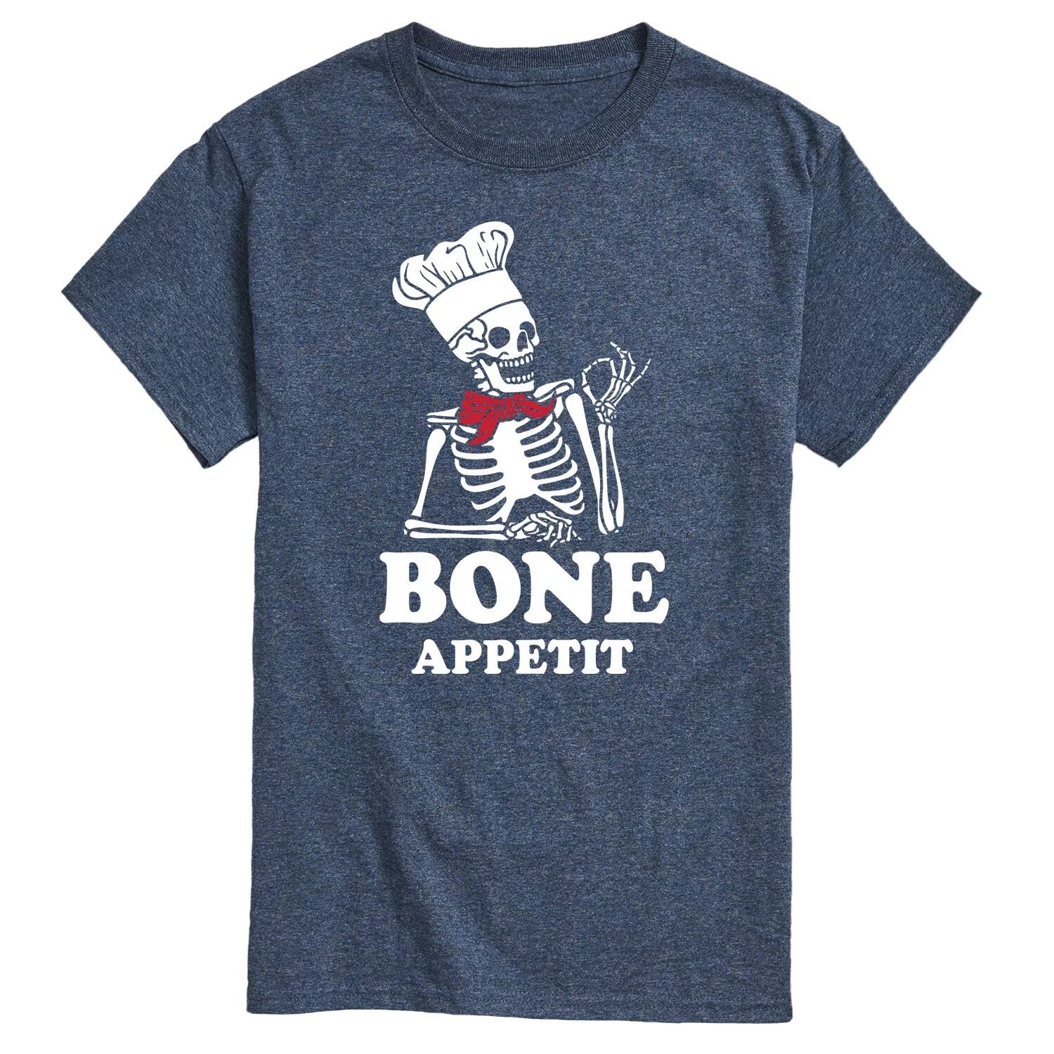 Мужская футболка Bone Appetit Skeleton Licensed Character 
Мужская футболка Bone Appetit Skeleton Licensed Character