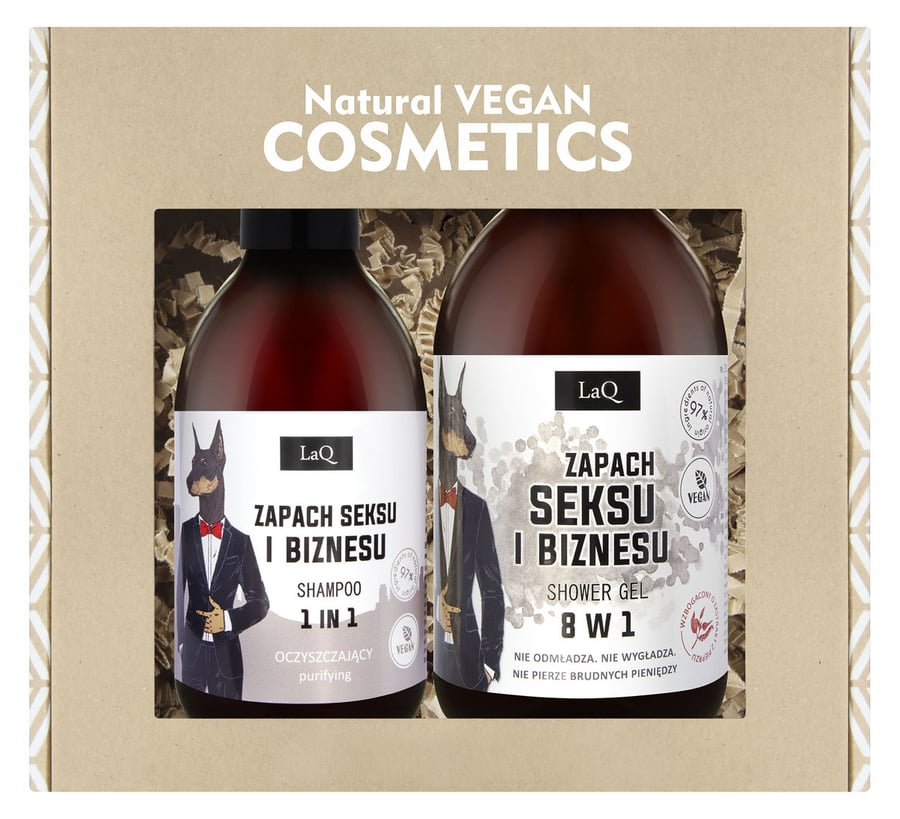 LaQ - Doberman - Гель для душа 500 мл и Шампунь для волос 300 мл - Набор
LaQ - Doberman - Гель для душа 500 мл и Шампунь для волос 300 мл - Набор