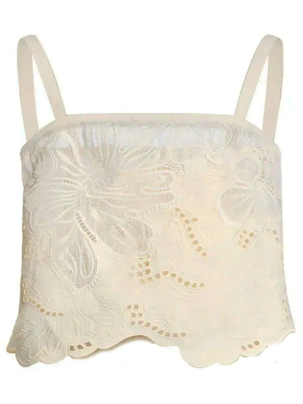 Майка Elie Saab с цветочным кружевом, белый
Майка Elie Saab с цветочным кружевом, белый