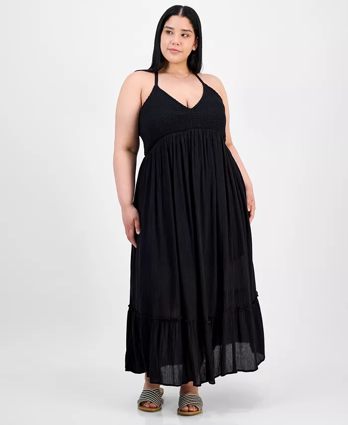 Модное платье макси с завязками на спине крест-накрест больших размеров Absolutely Famous, черный
Модное платье макси с завязками на спине крест-накрест больших размеров Absolutely Famous, черный