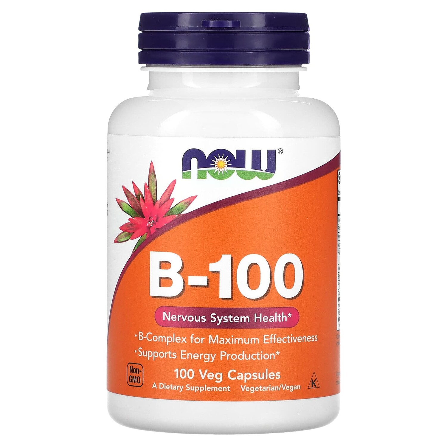Now Foods B-100 100 веганских капсул
Now Foods B-100 100 веганских капсул