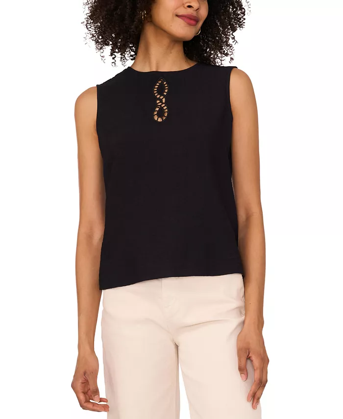 Женский вышитый топ без рукавов Vince Camuto, черный
Женский вышитый топ без рукавов Vince Camuto, черный
