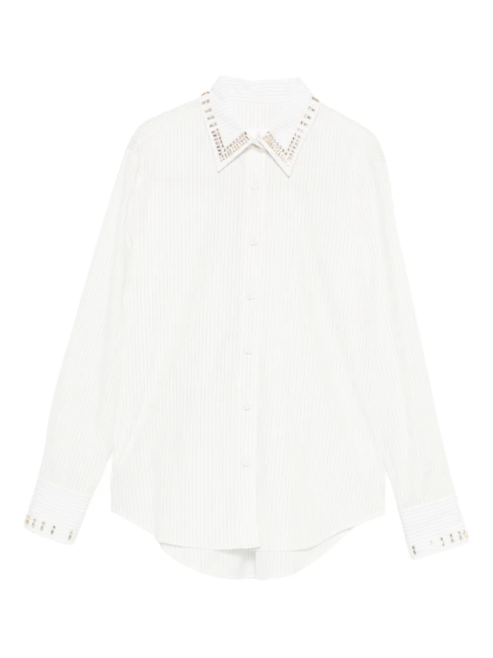 Полосатая рубашка с отделкой Trame Auree, белый
Полосатая рубашка с отделкой Trame Auree, белый