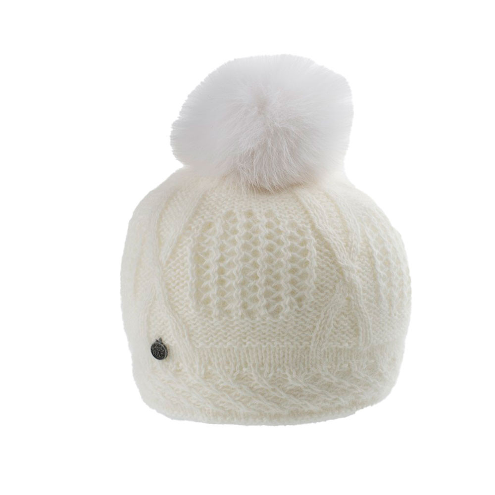 Ангорская шапка Harricana Vale с натуральным мехом (женская), Ivory
Ангорская шапка Harricana Vale с натуральным мехом (женская), Ivory