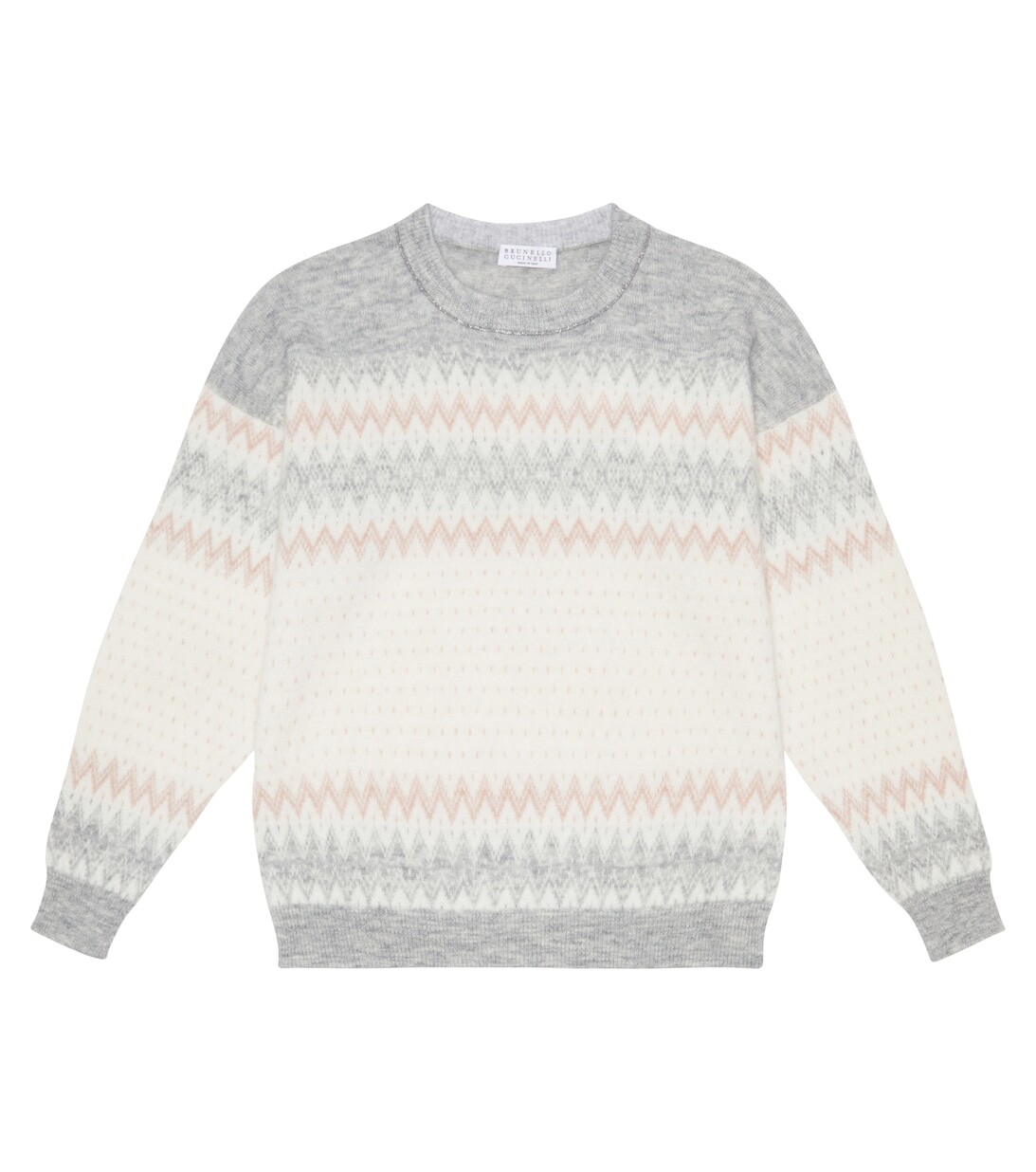 Свитер из мохера и шерсти Brunello Cucinelli, бежевый
Свитер из мохера и шерсти Brunello Cucinelli, бежевый