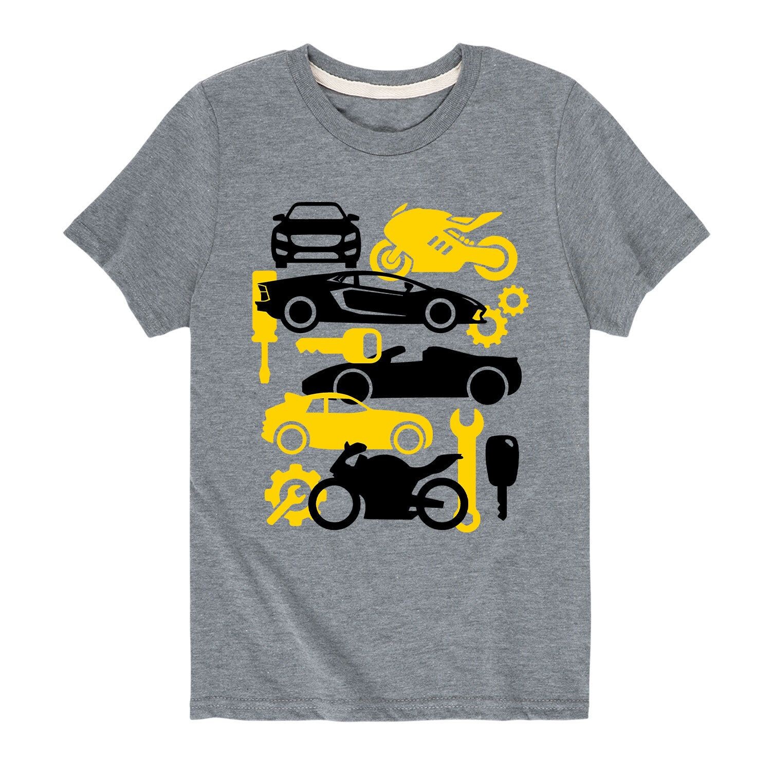 Футболка для мальчиков 8–20 лет с мотоциклами и автомобилями Licensed Character, серый
Футболка для мальчиков 8–20 лет с мотоциклами и автомобилями Licensed Character, серый