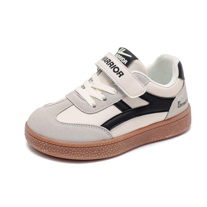 Детские кроссовки для скейтбординга с низким верхом, устойчивые к ударам и истиранию WARRIOR, бежевый/серый/черный
Детские кроссовки для скейтбординга с низким верхом, устойчивые к ударам и истиранию WARRIOR, бежевый/серый/черный
