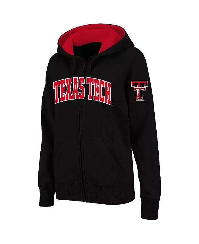 Женская спортивная черная спортивная толстовка с капюшоном Texas Tech Red Raiders с арочным названием и застежкой-молнией Colosseum
Женская спортивная черная спортивная толстовка с капюшоном Texas Tech Red Raiders с арочным названием и застежкой-молнией Colosseum