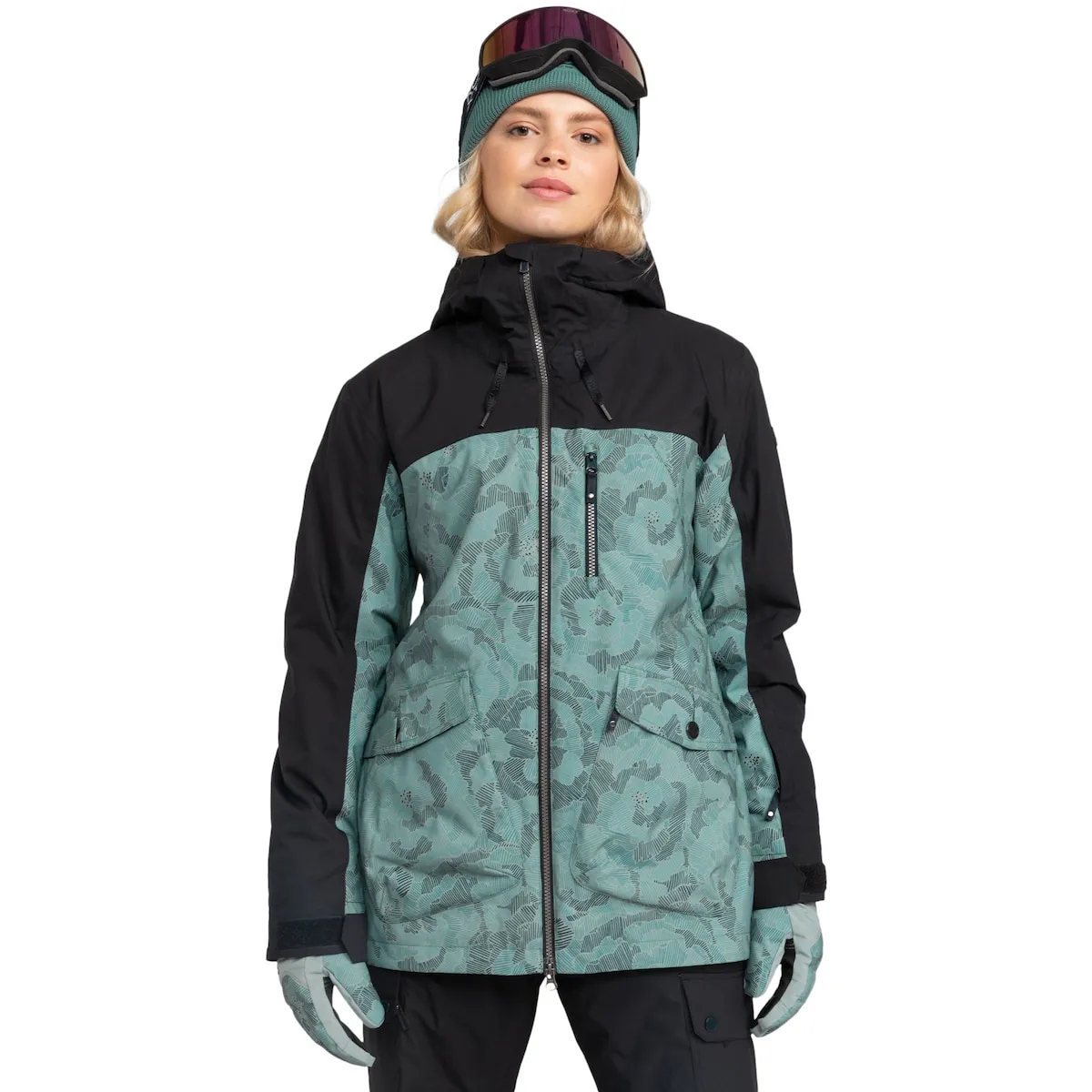 Женская куртка Stated Roxy, зеленый 
Женская куртка Stated Roxy, зеленый